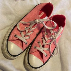 2 for $25 Heather Pink Converse